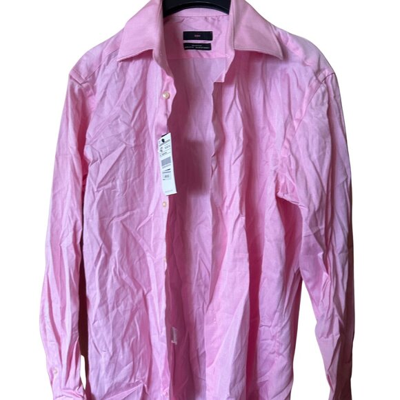 VINTAGE ZARA Pink Button-Up - Picture 1 of 3